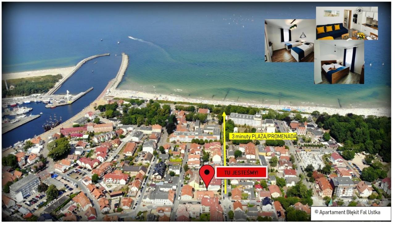 Apartament Blekit Fal Ustka Daire Dış mekan fotoğraf